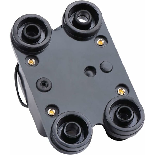 Sulakehyssu manuaalisella nollauksella, 100A sulakepidike Trolling-moottori Auto Auto Vene Pyörä Stereo Audio Inline-sulake Virranmuunnin 12V-24V DC (100A)