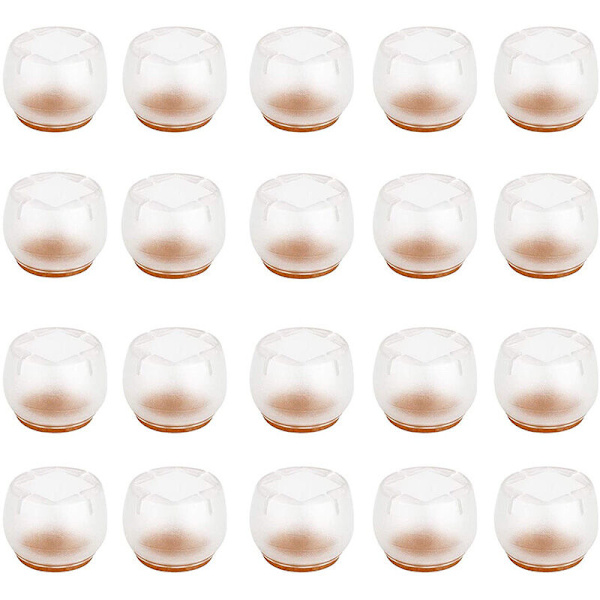 20 kpl sarjaa Tuoli Anti-Floor Protector Silikoni Vinkkejä Pöytä Huonekalut Lattia Naarmu (Koko 1-1/4 1-1/2 Tuumaa)