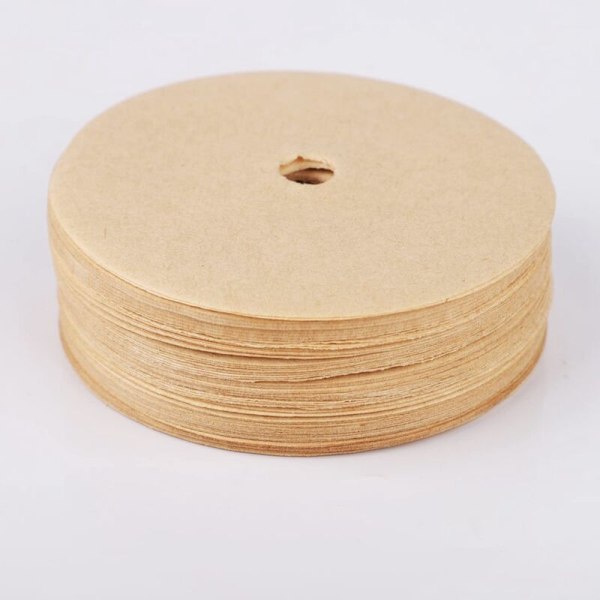 800 stk Runde Kaffeefiltre, 3,75 tommer Kaffeefiltre Ubleget Disk Kaffeefiltre Kaffeefilter