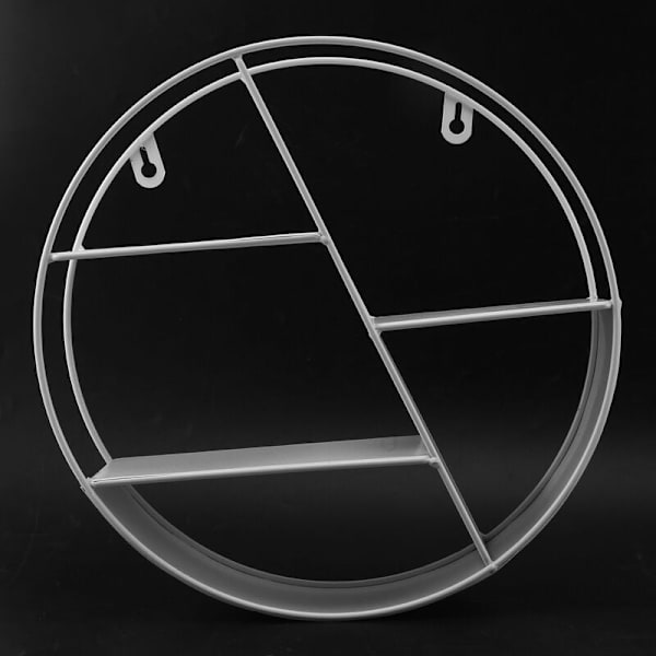 Nordisk stil metal dekorativ hængende hylde rund opbevaringshylde ornament hylde vægdekoration hylde hylder