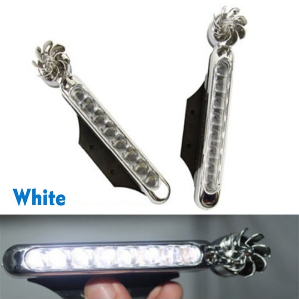 LED-vind varsljus, extraljus för strålkastare (vit)