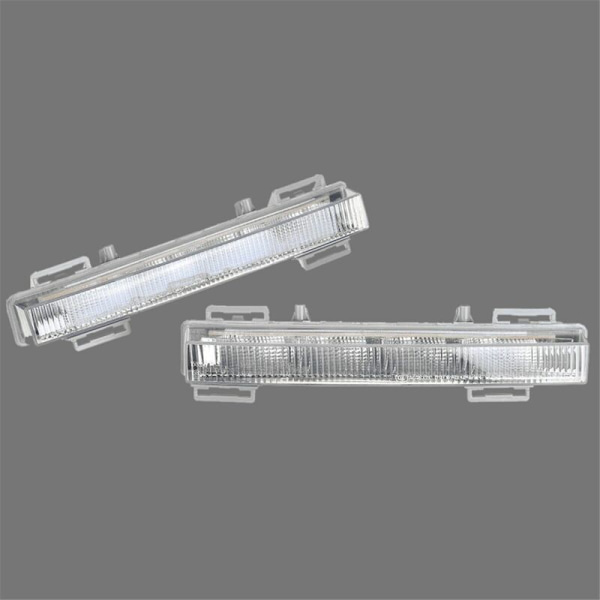 2X for W166 ML350 ML400 X204 GLK350 2012-2015 Bil LED Dagskjørelys DRL Tåkelys 2049065501
