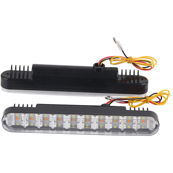 2X 30 LED Bil 12V DC Dagkjørelys DRL Kjørelys Blinklys