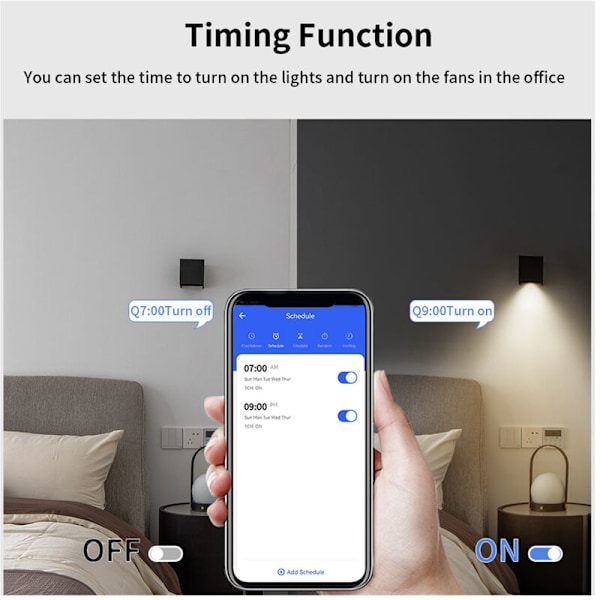 4CH Tuya WiFi Smart Switch DIY Timer + Fjernkontroll 7-32V USB 5V 2.4G WiFi Smartlife Hjemmeautomatisering Modul for IFTT Alexa