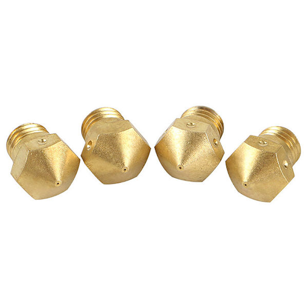 1.75/0.4mm Trådkopplad Mässingmunstycke för 3D-skrivar Extruder Tillbehör Mk10 för I3 Plus