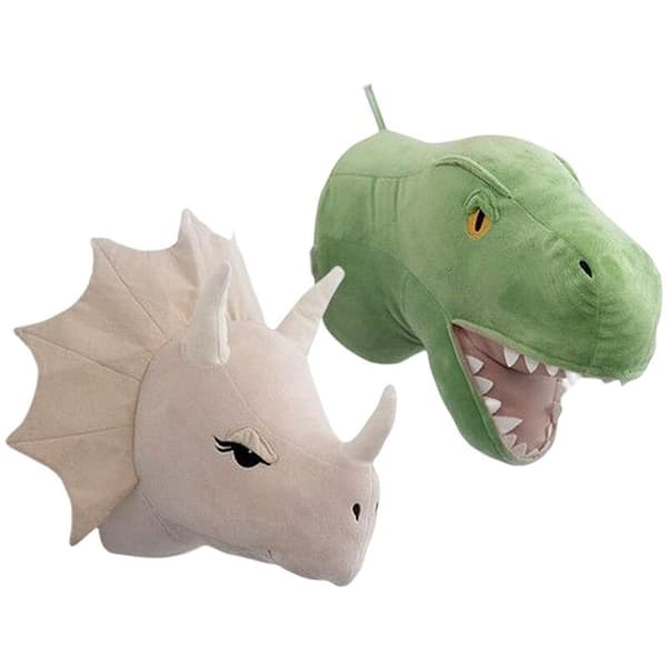 2 søte 3D-veggpynt hoder stue soverom