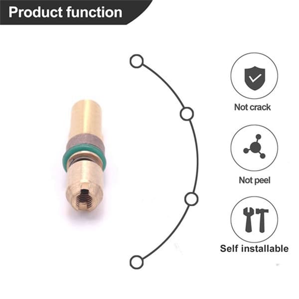 10 stk 6 mm tre-trinns kobberhode for pumpedeler 6 mm 30 MPa