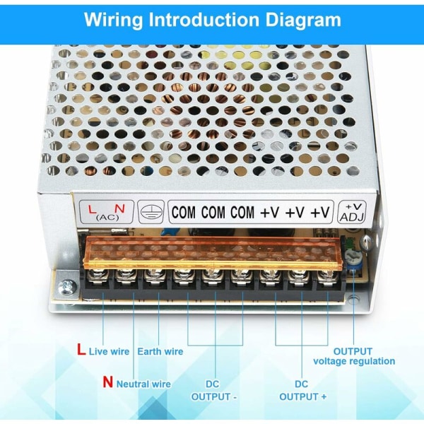 Skiftende strømforsyning 12V 20A LED-transformator 240W Skiftende strømforsyning AC 110V/240V DC 12V Skiftende konverter til radio, LED-strimmel og printer