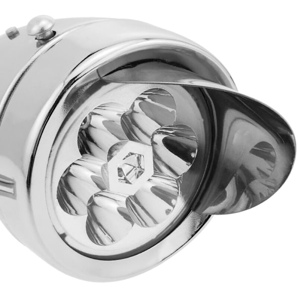6 LED cykelforlygte i retro design