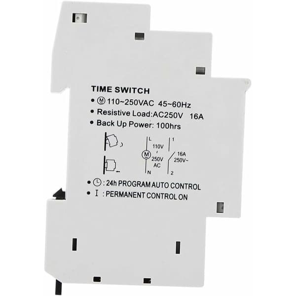 Rail Time Switch Intelligent DIN Rail Timing Control Switch TM610C 220V Timer Relay for Street Light
