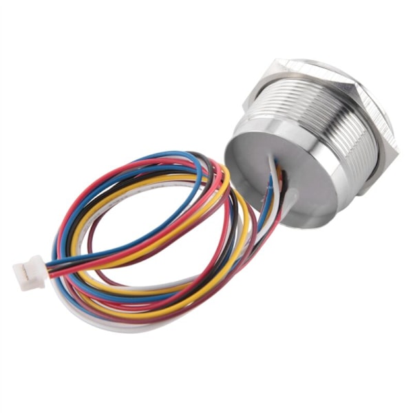 R503 Sirkulær Rund RGB Ring LED Indikatorstyring DC3.3V MX1.0-6-pin Kapasitiv Fingeravtrykkmodul Sensor Skanner, 19 mm