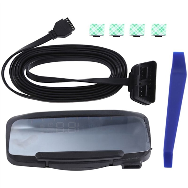 Universal bil HUD Head Up Display OBD2 GPS speedometer Odometer som vist