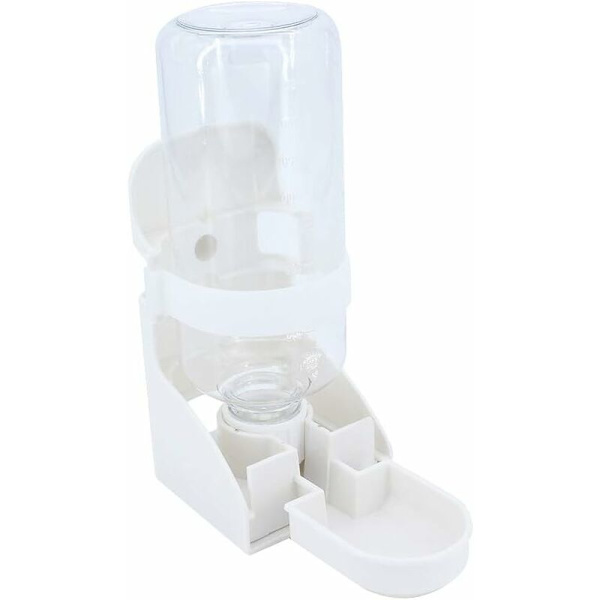 500ML Automatisk Vannfontene for Kjæledyr, Hengende Vannbeholder Vannbeholder Liten Kjæledyrvannflaske for Katter, Hamster, Kaniner - Hvit - 500ml