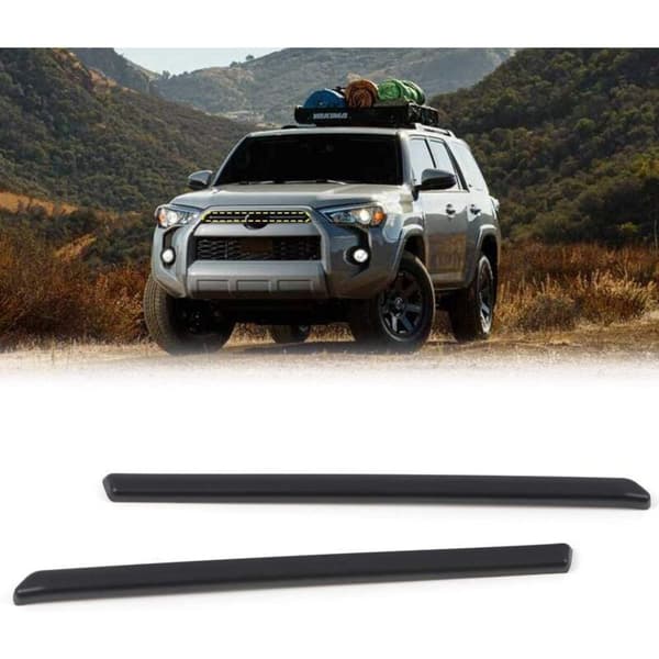 Til 4Runner 2020 2021 Biltilbehør Centergitter Indsæt Trim Cover 2Pcs Serie, Mat Sort