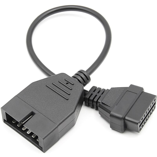 OBD-konverteringskabel 10 st lastbilsdiagnostikverktyg adapter 12-polig till 16-polig OBD2-adapter förlängningskabel för lastbilar