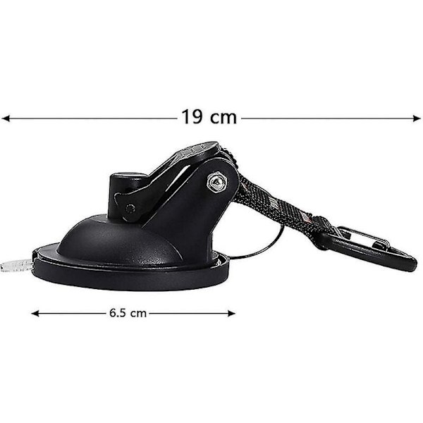 Tunga sugkoppar 4 stycken med krokar Uppgraderade bilcampingspännsugkopp Camping presenning tillbehör med säkringskrok Stark kraft för presenning