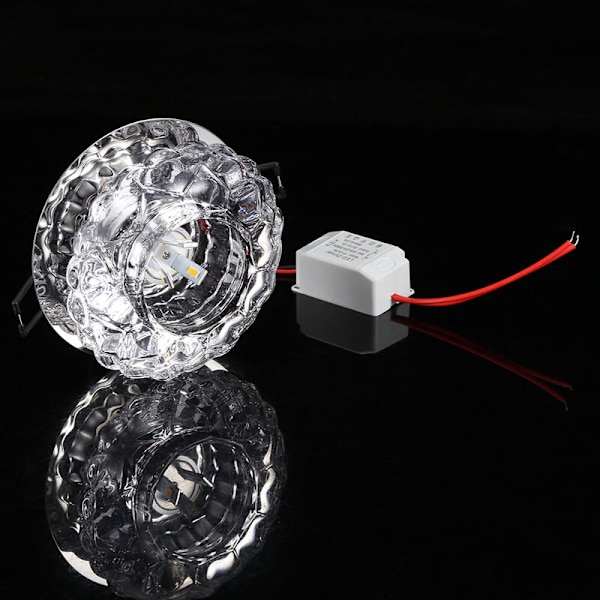 3W LED Taklampe Innfelt Downlight Armatur Spotlys Hjem Fargerikt Lys