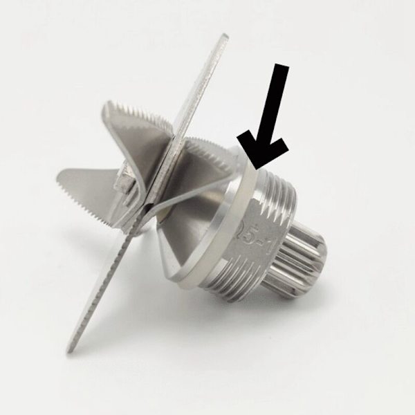 767 Rustfrit Stål Saftpresser Isblade Blender 6 Knive Skærere til Saftpresser Blender Dele