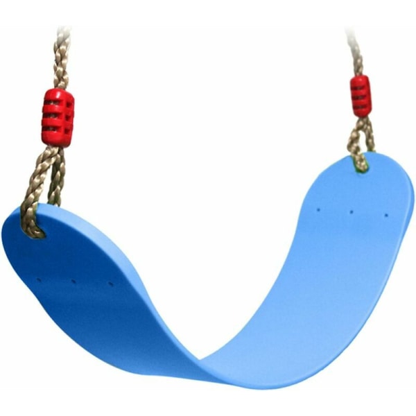 Gungstol för barn med rep Flexibelt EVA-material 66 x 14 cm Maximal belastning 150 kg (blå)