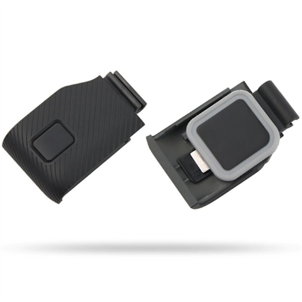 2X Erstatningsside USB-C-port Mini Sidedeksel Reparasjonsdel for HERO5 HERO6 Hero 5 6 Go Pro Tilbehør