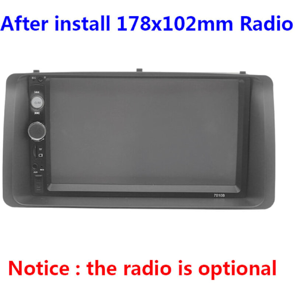 Bilde dashbordramme radio fascia dash MP5 DVD-spiller adapterramme for 2003 2004 2005 2006