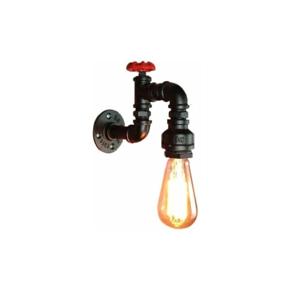 Loft Væglampe Industrielt Vandrør Rør Retro Sort Jern Lysekrone Lampe Lys til Stue Soveværelse Restaurant-