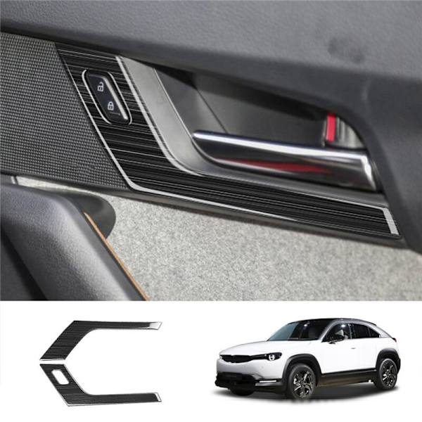 För 2022 MX30 MX-30 Bil Inredning Dörrhandtag Panel Dekoration Strip Cover Trim Dekal RHD