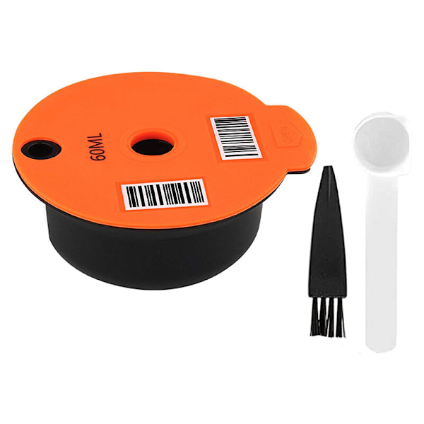 Gjenbrukbare Kaffe Kapsler, Kompatibel med -S Maskiner, Påfyllbare Kaffe Pods med 60ml Kaffe Filter