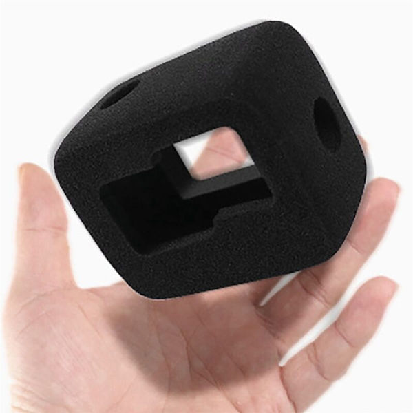 2X Skumskydd för GoPro9 HERO9 Vindskydd Vindruta Cykling Brusreducering Skydd Anti-Repor Tillbehör