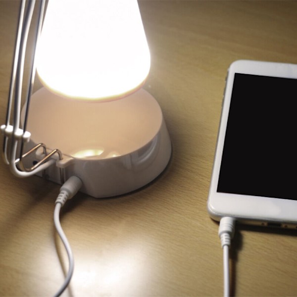 LED-lamppu Paineanturi Bluetooth-musiikkisoitin Pöytävalaistus Pöytä DC-lataus Opiskelijakirjan lamput (Musta)