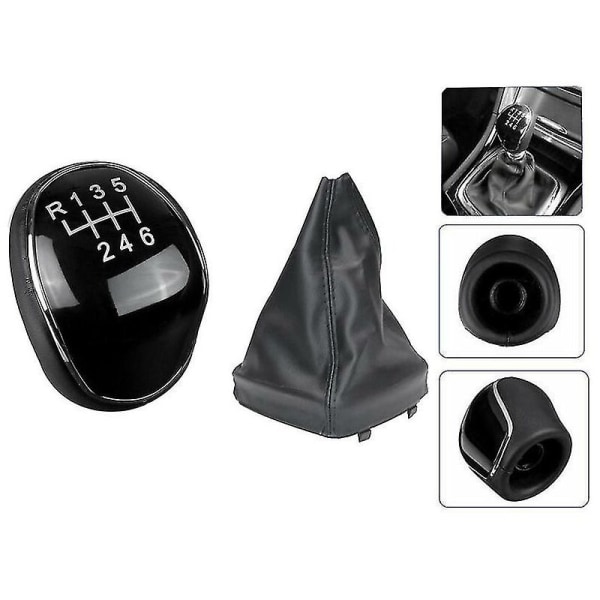 6-trinns lærgirskiftknott for Ford Mondeo Iv S-Max C-Max