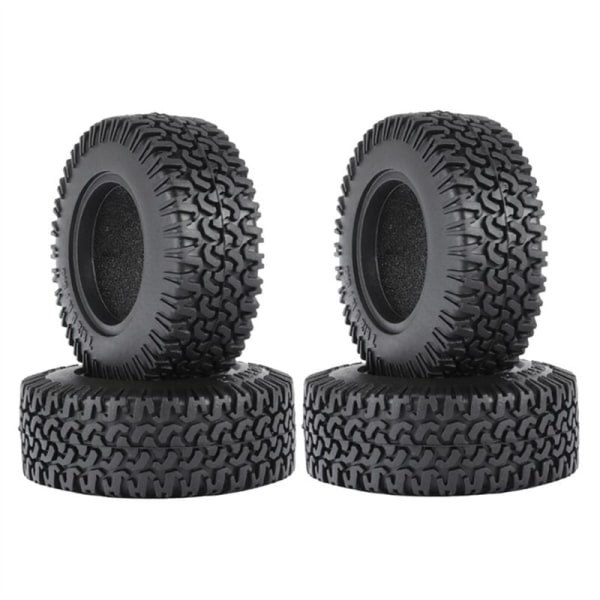 4 kpl 76 mm 1,55 metalli Beadlock vanteet renkaat sarja 1/10 RC Crawler auto Axial Jr D90, punainen musta reuna