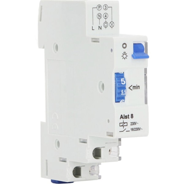 Mekanisk Timer 1-7 Minuter Tidskontrollbrytare Timing Controller 230V AC för Ljus Värme