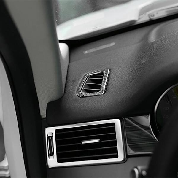 Ny myk fiber dashbord luftventil utløpsramme deksel trim for Sport 2015-2019