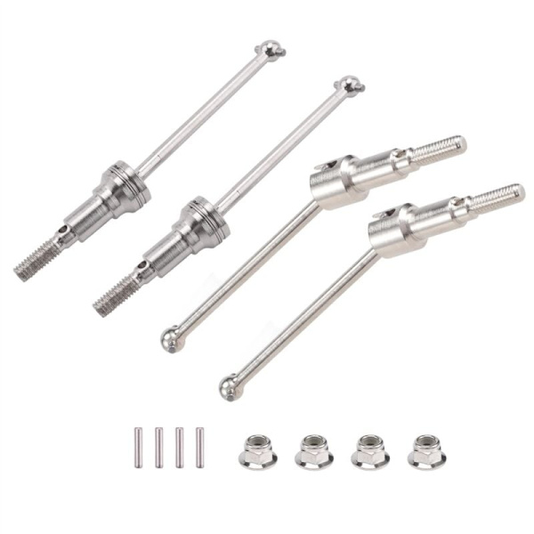 Metalldrivaksel og bakre for HBX 16889 16889A 16890 16890A SG1601 SG1602 1/16 Fjernkontrollbil Oppgraderingsdeler