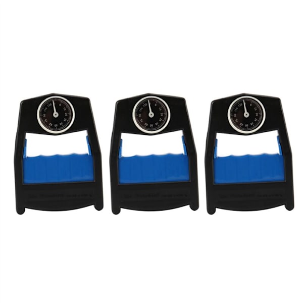 3X Handdynamometer Kraftmätare Greppstyrka Mätare Kapacitet 130Kg / 286Lbs