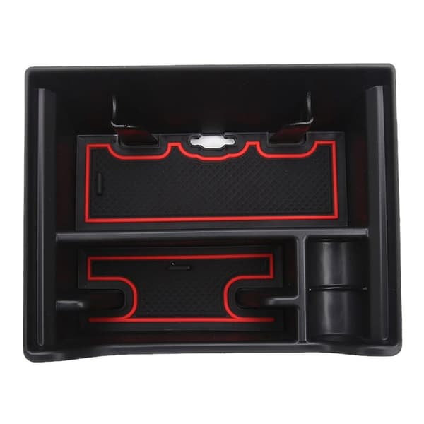 Midtkonsollarrangørskuff for Tesla Model 3 Model Y 2021 Armrest Cubby Skuff Oppbevaringsboks Tilbehør