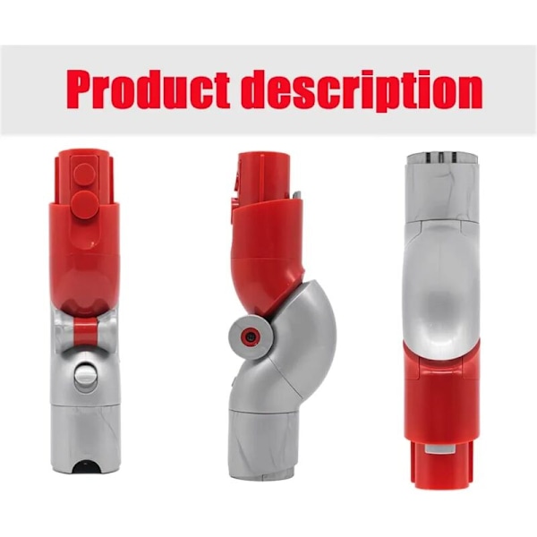 Joustava sovitin Dyson V12 kevyelle imurille, taivutusosa Dyson V12/V10Slim/Digital Slim kevyelle imurille, pohjan irrotus