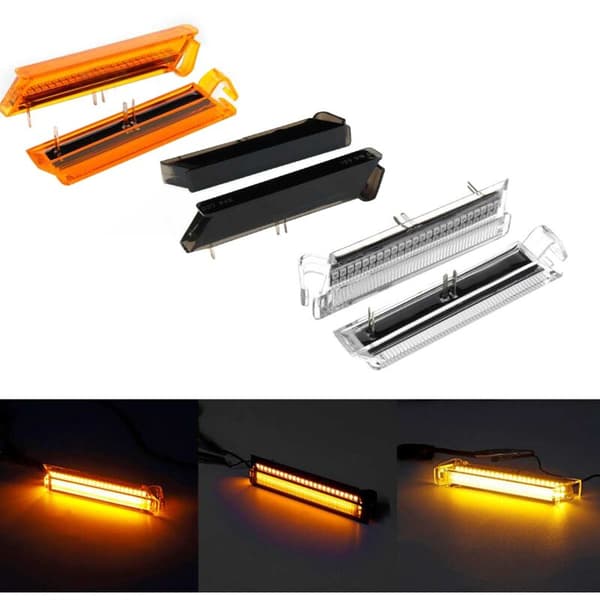 LED-blinklys for sidespeil til bil, dynamisk blinklys for Expedition Mark Black