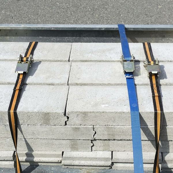 2 stk 10mx25mm surringsstropp med sperre, lastestropper 250 kg arbeidsbelastning