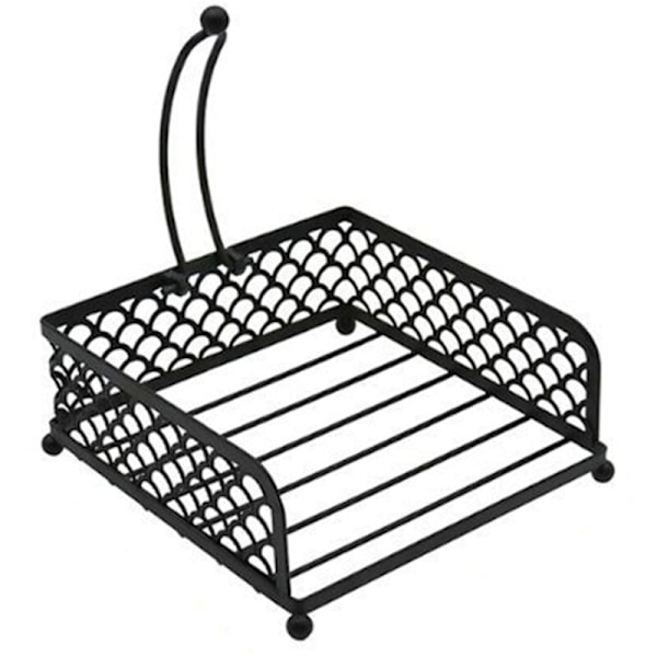 Elegant Flade Papirserviet Holder - Serviet Holder til Bord, Køkken, Bordplader og Udendørsborde - Serviet Dispenser