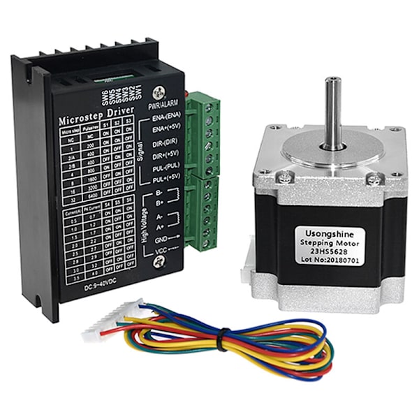 Nema 23 23HS5628 Stepper Motor til 57 2.8A med TB6600 NEMA17 Driver til CNC og 3D Printer Kontrol Dele - 8.0MM