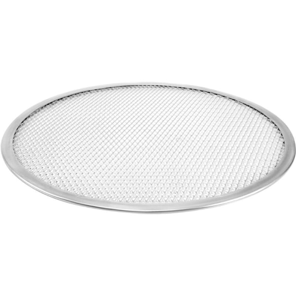 Professionell rund pizzaugn non-stick mesh grillpanna för BBQ-grill (12 tum)