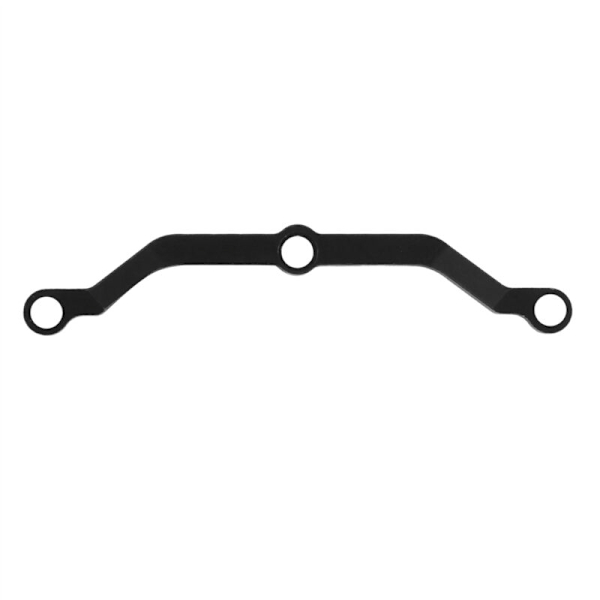 2 st metallstyrningslänk och servoarm 9748 9740 för TRX4M 1/18 RC biluppgraderingstillbehör, röd