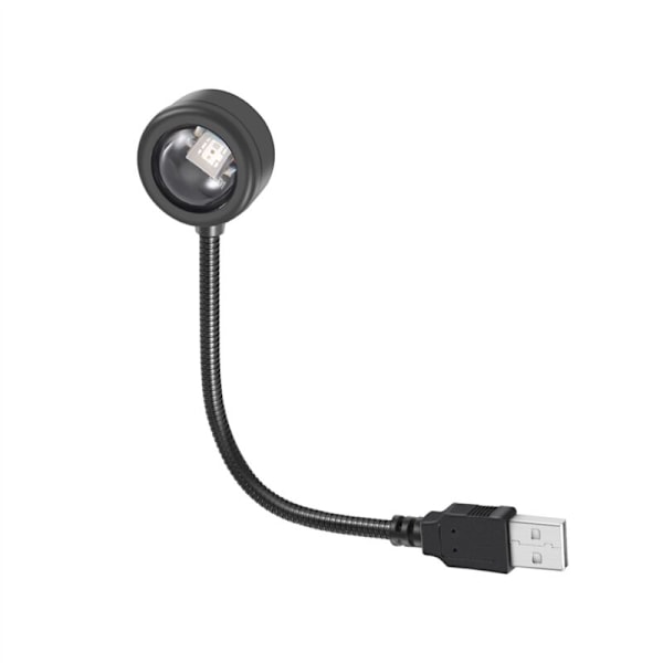 LED USB Sunset Lamp Nattljus Projektor Födelsedagsfest Dekoration Bärbar Nattljus för Sovrum, Solnedgång