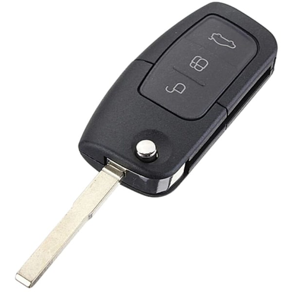 3 painiketta 433MHz 4D63 80Bit taittuva kääntöavain kaukosäädin avaimenperän kotelo sopii Focus Mondeo Fiesta Galaxy FOB kotelo HU101 terä