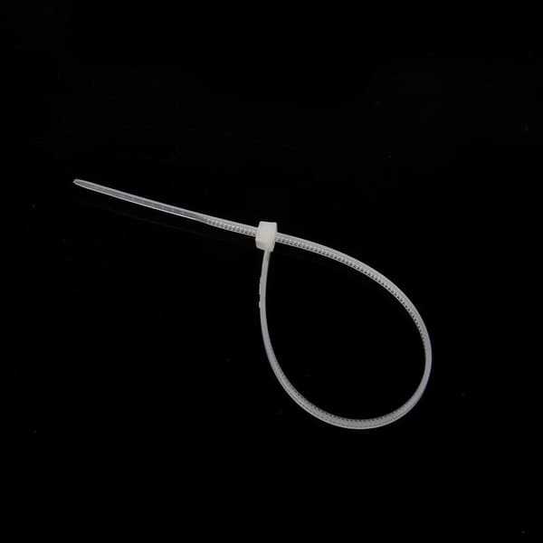 Kabelbindere / Lynlåsbindere Wraps, Hvid 200Stk 150MmX3Mm