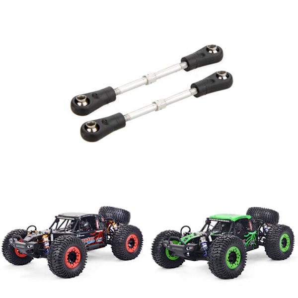 2 stk. Serie Øvre Ledstang 120936 7195 til -10 DBX10 10421-S 9102 1/10 Fjernbetjening Bil Reservedele Tilbehør