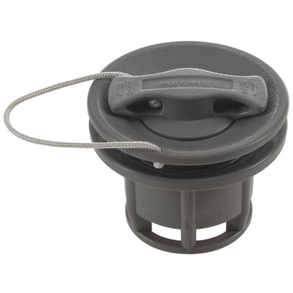 2X 8 Huller Oppustelig Båd Flåde Dinghy Kajak Kano Tilbehør Luftventil Kapsel Adapter (Grå)