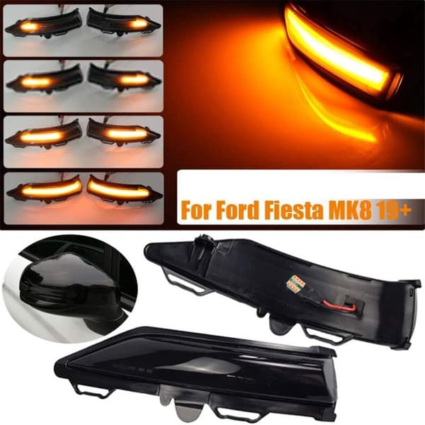 LED-sidespeil blinklys for Fiesta MK8 2019+ dynamisk